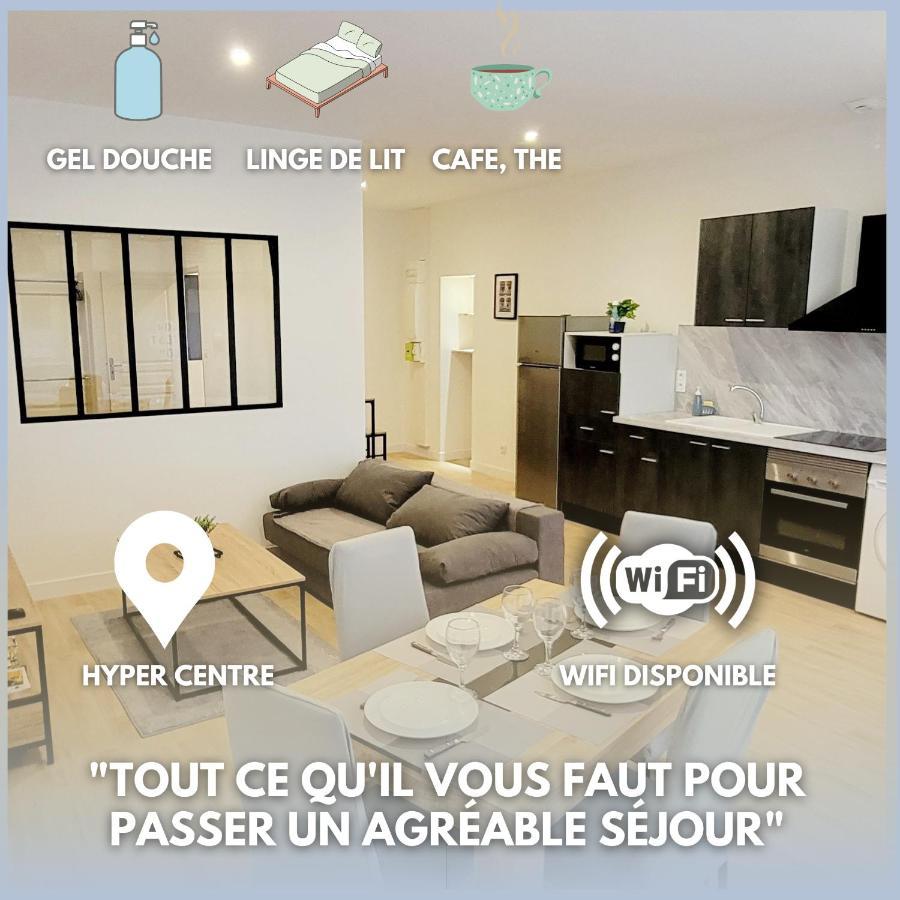 Le Wlerick 2 - Hyper Centre - Au Calme - Wifi Apartment Mont-de-Marsan Exterior photo
